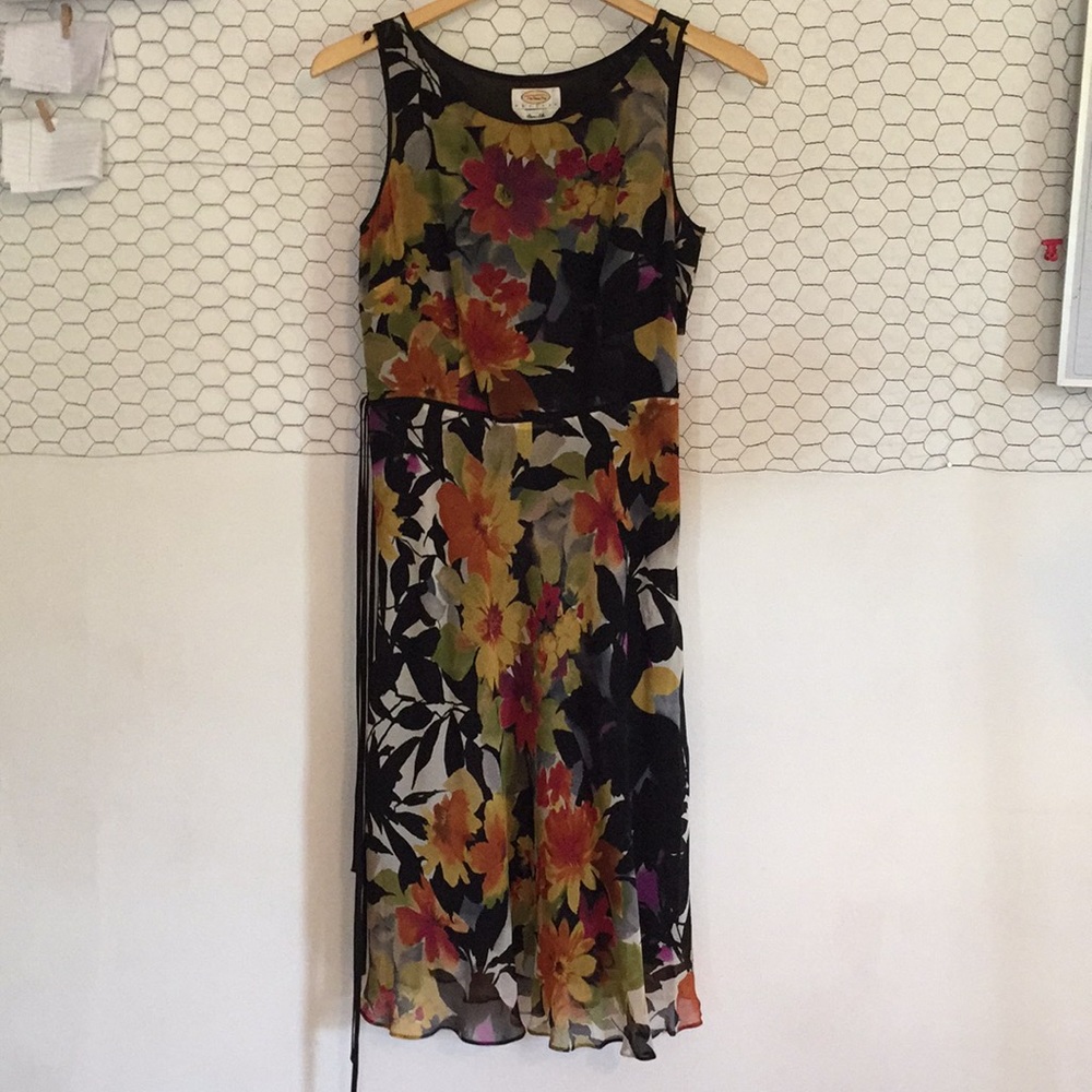 Silk crepe dress